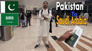 Pakistan To Saudi Arabia  Pakistan To Saudi Srabia Flight vlog [upl. by Malda]