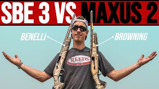 Benelli Super Black Eagle 3 VS Browning Maxus 2  Shotgun Showdown [upl. by Shandy250]