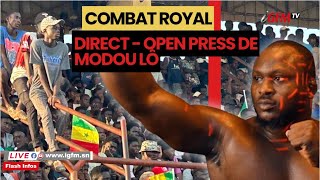 Combat Royal  Suivez en direct lOpen press de Modou Lo [upl. by Suoivatram]