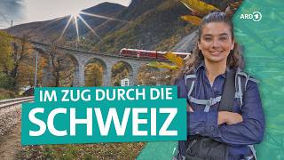 Mit dem PanoramaZug durch die Schweiz – Von Zürich über St Moritz bis nach Tirano  ARD Reisen [upl. by Adnola]