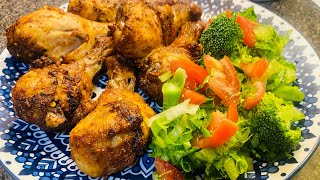 How to cook Chicken legs in Air Fryer Chicken legs Recipe weight loss  weight loss series video 2 [upl. by Fulcher]