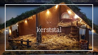 DIY maak een kerststal [upl. by Rosenbaum547]