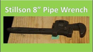 Walworth Stillson 8quot Pipe Wrench Restoration 5 minute fix vid [upl. by Dnaltiac120]