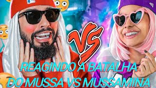 REACT MUSSA VS MINA  mussoumano [upl. by Lanos]