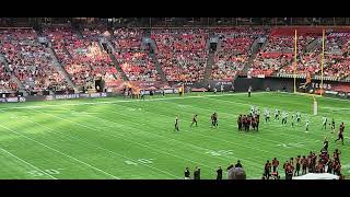 BC Lions Vs Saskatchewan Roughriders July 13th 2024 4th Quarter Sean Whyte 20 Yard Field Goal [upl. by Anwahsak]