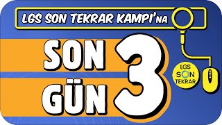 Son 1 Ayda Tekrar Yapmalı mı 💥 LGS SON TEKRAR KAMPINA 3 GÜN KALDI ⌛ [upl. by Holt]