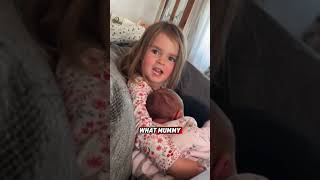 When Siblings Meet Newborn 🤣  Siblings Funny Moments 😅 baby funnybaby cutebaby newborn newb [upl. by Tnomad]