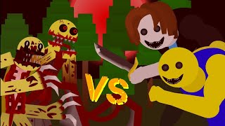 Bakon and Noobius 🆚 Larry and Barry BAKON 🆚 RESIDENCE MASSACRE Animation [upl. by Wordoow972]