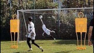 13Y GK Bobby  Professional GK Training w Marc Lamberger amp Charlotte Voll PSG Episode 33 [upl. by Orville]