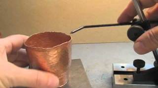 Raise Copper Vessel 4 Beaker Part 4 finish [upl. by Edieh]