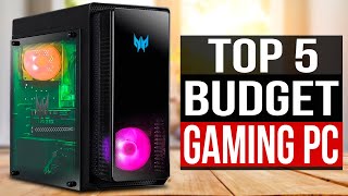 TOP 5 Best Budget Gaming PC 2024 [upl. by Hazelton818]