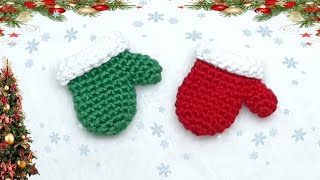 🧤 GUANTE NAVIDEÑO AMIGURUMI  CALENDARIO DE ADVIENTO DIA  7  TUTORIAL PASO A PASO 🧤 [upl. by Malda]