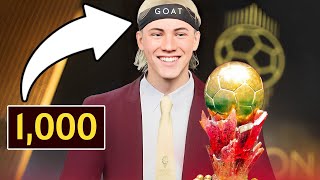 What Happens if you score 1000 Goals in FC 24 Player Career [upl. by Hartzell]