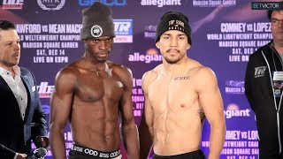 Richard Commey vs Teofimo Lopez  FULL WEIGH IN AND FACE OFF I TOP RANK BOXING ON ESPN [upl. by Annoiek]