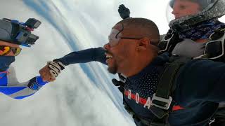 Scary Skydiving Free Fall Behind the Scene View [upl. by Snodgrass]