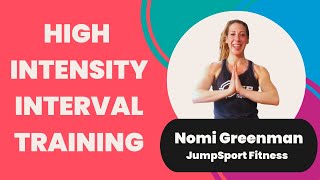 JumpSport Fitness Rebounding Workout with Nomi Greenman  HIIT Training [upl. by Voletta]