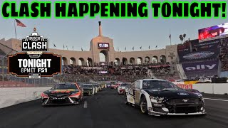 BREAKING NEWS NASCAR to run the Clash at the LA Coliseum TONIGHT due to threat of future weather [upl. by Anua]