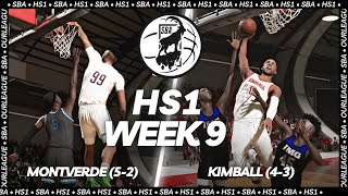 Simulation Basketball Association  High School Series 1  Kimball Knights vs Montverde Academy [upl. by Aicittel]