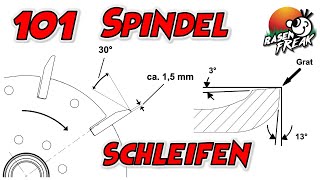 Rasenmäher SPINDEL SCHLEIFEN GRUNDLAGEN Spindel u Untermesser schleifen der perfekte Rasenschnitt [upl. by Marinelli]