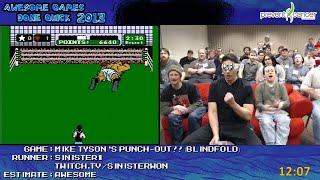 Awesome Games Done Quick 2013 Mike Tysons PunchOut blindfolded speedrun by Sinister1 [upl. by Hwu718]