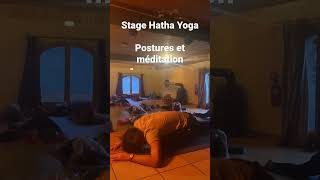 Séance de yoga avec postures et méditation [upl. by Dougy]