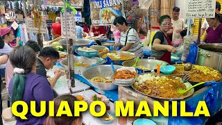 Quiapo Market Manila  Streets and Market Scenes this Christmas 2024  Walking Tour Philippines [upl. by Toinette]