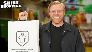 Rob Beckett Goes Shopping For CLASSIC Football Shirts  Shirt Shopping [upl. by Sherwynd]