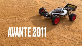 Tamiya Avante 2011 in Black Special Mode at the Local RC Dirt Track [upl. by Hilliard803]