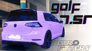 Retofitters Vw Golf 75R😱 Spins all 4 tyres at Launch💀bonus clips at the end [upl. by Marc]