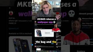 xQc reacts to MKBHD release a Wallpaper App 💀 xqc mkbhd [upl. by Ceporah204]