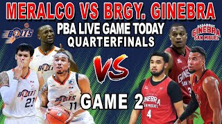 BRGY GINEBRA vs MERALCO PBA Live Game Today Game 2 Quarterfinals  September 28 2024 [upl. by Annehsat778]