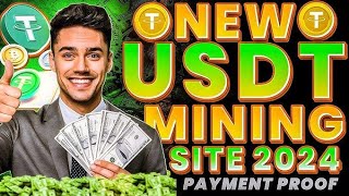 NEW USDT INVESTMENT SITE  USDT EARNING SITE  USDT MINING SITE  MAKE MONEY ONLINE [upl. by Elletse]