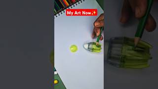 My Art Before And After✨youtubeshorts shorts art viralvideo [upl. by Ahsiekat]