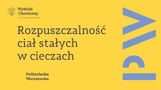 A3  Rozpuszczalność ciał stałych w cieczach  Laboratorium Chemii Fizycznej [upl. by Alorac139]