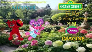 MultiAstra Covers  Elmo and Abby Cadabby sings quotImaginequot by Barney AI cover [upl. by Salomo]