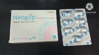 Neoglip 50500mg Tablet Uses in Urdu Neoglip 501000mg Tablet Uses Neoglip Tablet Side Effects [upl. by Donell]