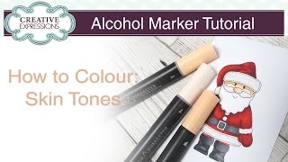 How to Colour Skin Tones Using Alcohol Markers Graphmaster Tutorial [upl. by Samale709]