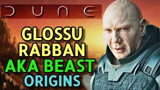 Glossu Rabban Origins  The Most Disturbing Terrifying amp Ruthless Harkonnen Who Is Satan In Flesh [upl. by Dhaf854]