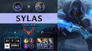 Sylas Mid vs Yasuo  KR Grandmaster Patch 1414 [upl. by Othella935]