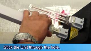 How to install uv light air purifier in duct [upl. by Nothgierc]