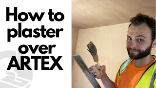 How to Plaster Over Artex What you Need to Know [upl. by Leamhsi]