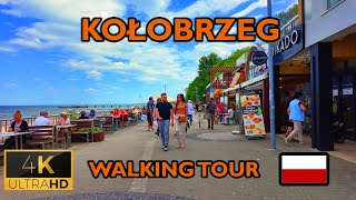 ⁴ᴷ⁶⁰ 🇵🇱 Kołobrzeg Poland  Walking Tour May 2024 4K [upl. by Domela190]