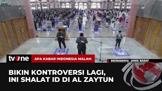 Penampakan Sholat Idul Adha di Ponpes Al Zaytun Wanita Berdiri Sejajar  AKIM tvOne [upl. by Assela99]