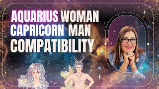 Aquarius Woman amp Capricorn Man  Love Compatibility  Zodiac Sign [upl. by Enajaras]