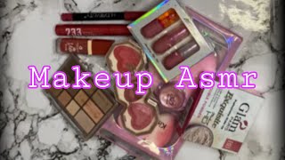 Makeup ASMRlip glossblusherlip oileye shadow etc… [upl. by Annahoj]