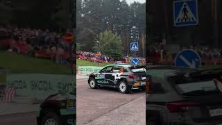 Gus GreenSmith Slide  Secto Rally Finland 2024 [upl. by Anual]