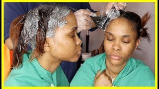 COMMENT DEFRISER LES CHEVEUX CREPUS AVEC DES REPOUSSES  LA BONNE METHODE [upl. by Leyes]