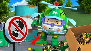 Kaleng Sampah│POLI Kisah Kebiasaan Baik👏│Animasi Anakanak│Robocar POLI TV Bahasa Indonesia [upl. by Ailyn]