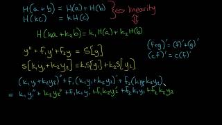 Differential Equations Linearity [upl. by Sidonnie659]