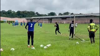 Aristide Bancé entraîneur Il est en action avec un club ivoirien [upl. by Htidra]